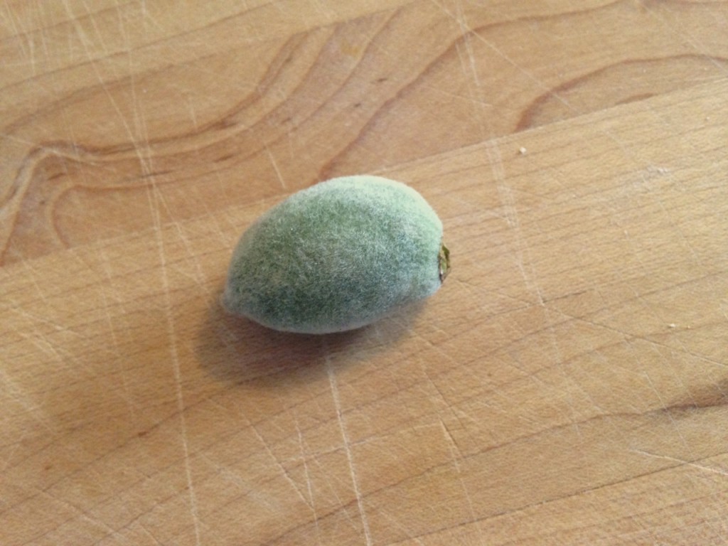 one almond